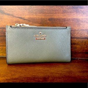 Kate Spade Cameron St Mikey Wallet in Olive